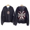 ERD West Coast Vintage Sanskrit Zipper Hoodie