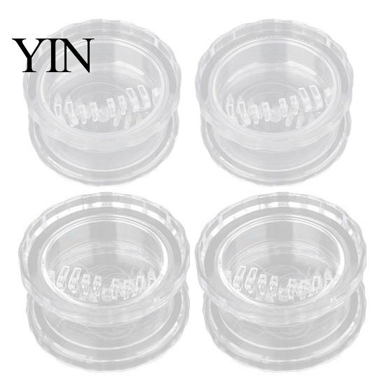Herb Chopper Garlic Mincer Tool, Multi-Purpose Manual Rotating Press, Bite-Teeth Crushing Easy Crusher Structure Masher, Transparent to Clean