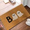 Halloween Little Ghost Carpet Decorative Door Mat Funny Horror Door Mat Nonslip Floor Rug Carpet Home Entrance Carpet