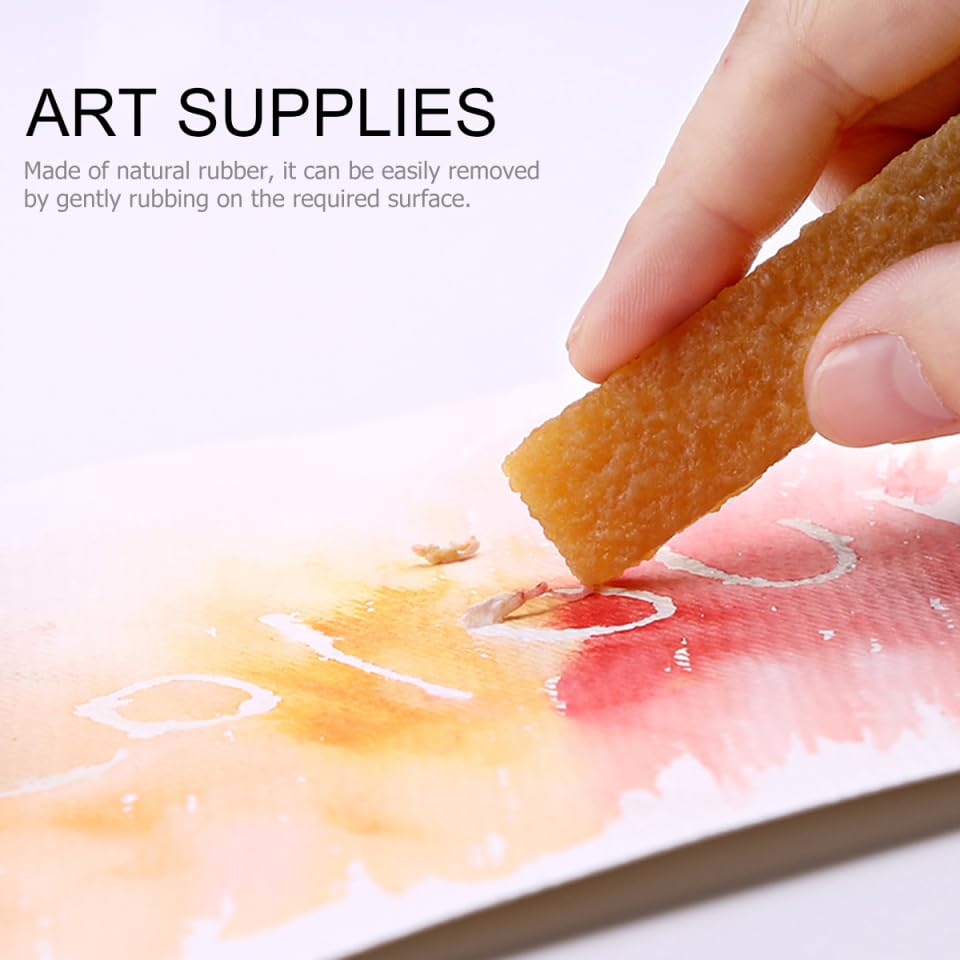 LALAFINA Watercolor for Art Cleaning Pigment Paint Art Cleaning Tool Eraser, 3-Pack Supplies, Eraser, Remover, Cleaner,
