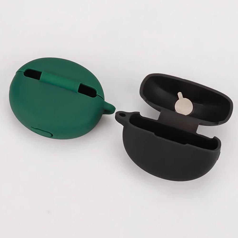 Für OnePlus Buds Pro 3 Bluetooth-kompatibles Kopfhöreretui Weiche Silikonhülle mit Anti-Lost-Schnalle