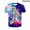 Astronaut Space Milky Way Universe 3D Printed T Shirts Casual Men Women Children Fashion Boy Girl Kids Streetwear Cotton Tops