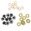 20pcs Plastic Safety Toy Eyes Glitter Nonwovens Washer 20mm 24mm