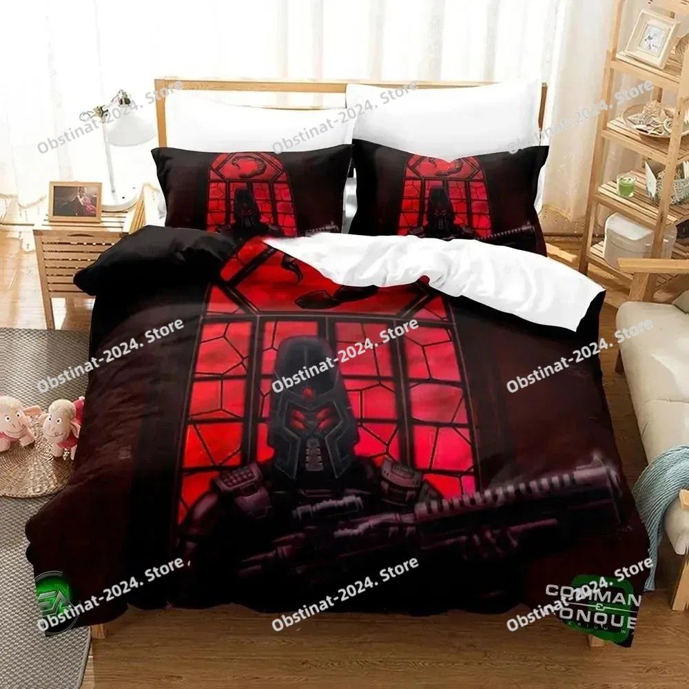 3D Game Command And Conque Bedding Set Duvet Cover Bed Set Quilt Cover Pillowcase Comforter king Queen Size Boys Adult
