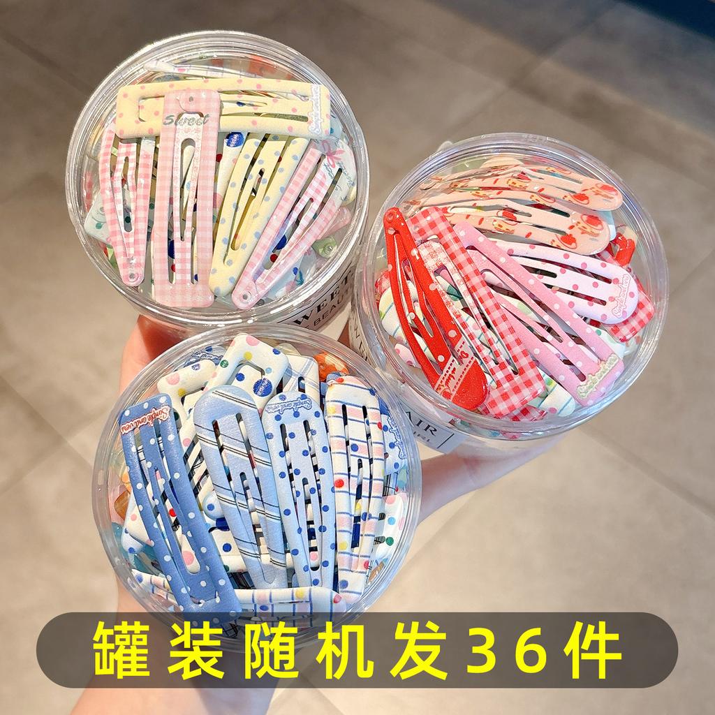 Cute Crystal Baby Hair Clip for Little Girls-Japan & Korean Style Colorful Side Bang & Back-of-Head Clips