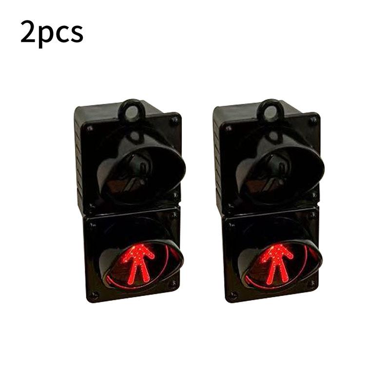 New 3D Traffic Light Magnetic Refrigerator Stickers Funny Traffic Toy Pedestrian Light Creative Magnetic Decoration Accessories