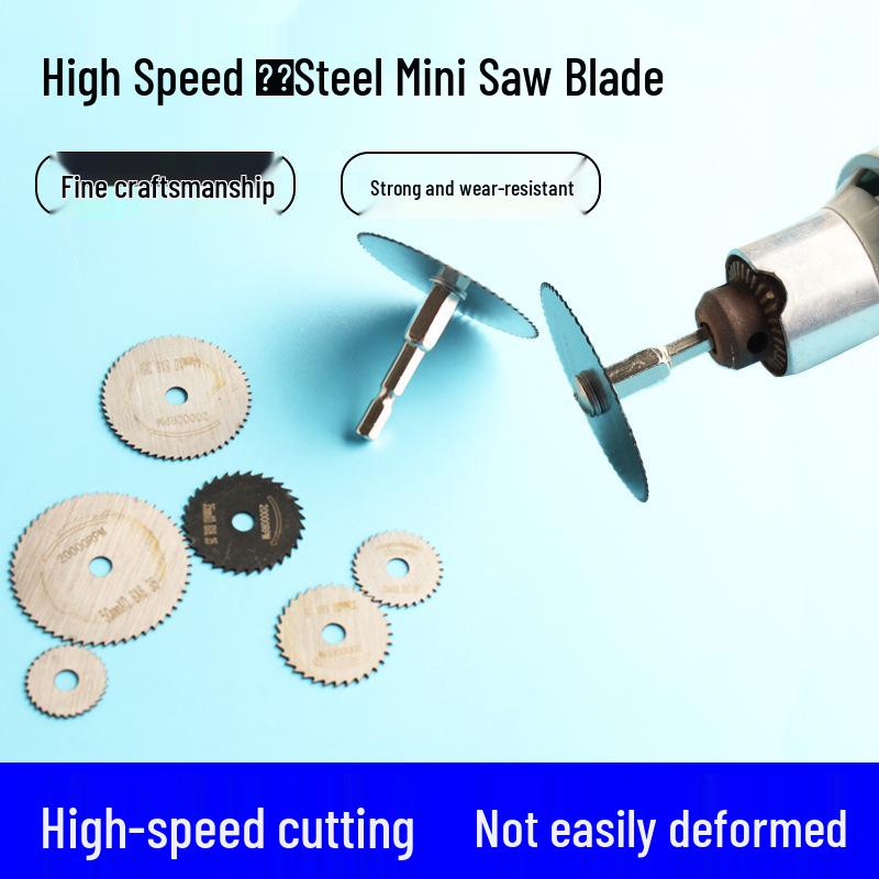 Hex Shank Electric Screwdriver Small Circular Saw Blade - High Speed Steel for Drills