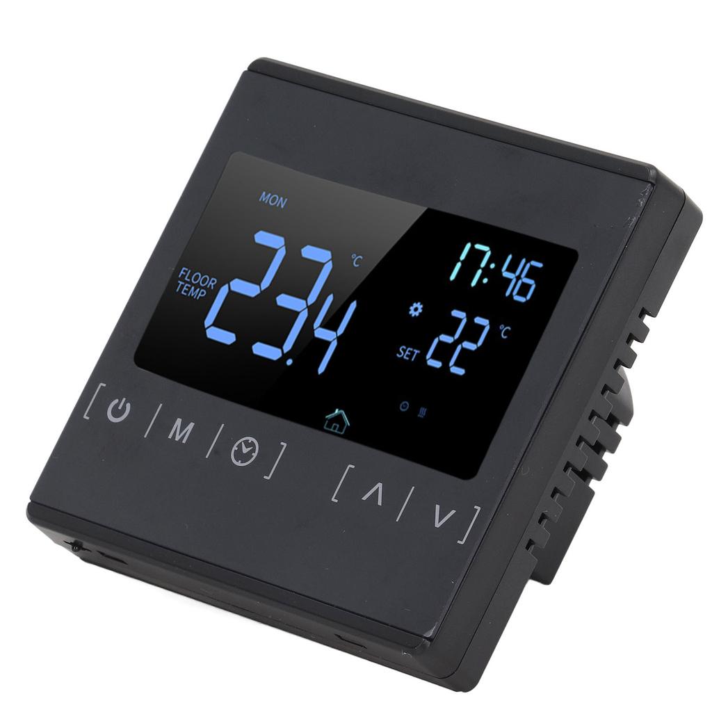 Programmable Digital Thermostat Smart Touch Screen Home Thermostat for Sweat Steaming Room AC85V to 250V