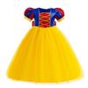 Snow White sequined mesh bubble sleeve princess dress high-end children's dress girls dress performance clothes BB01