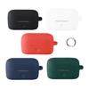 Matte Silicone Earbud Charging Case Cover, Daily Storage Shell with Side Hook for Travel and Work Bag Carry Use