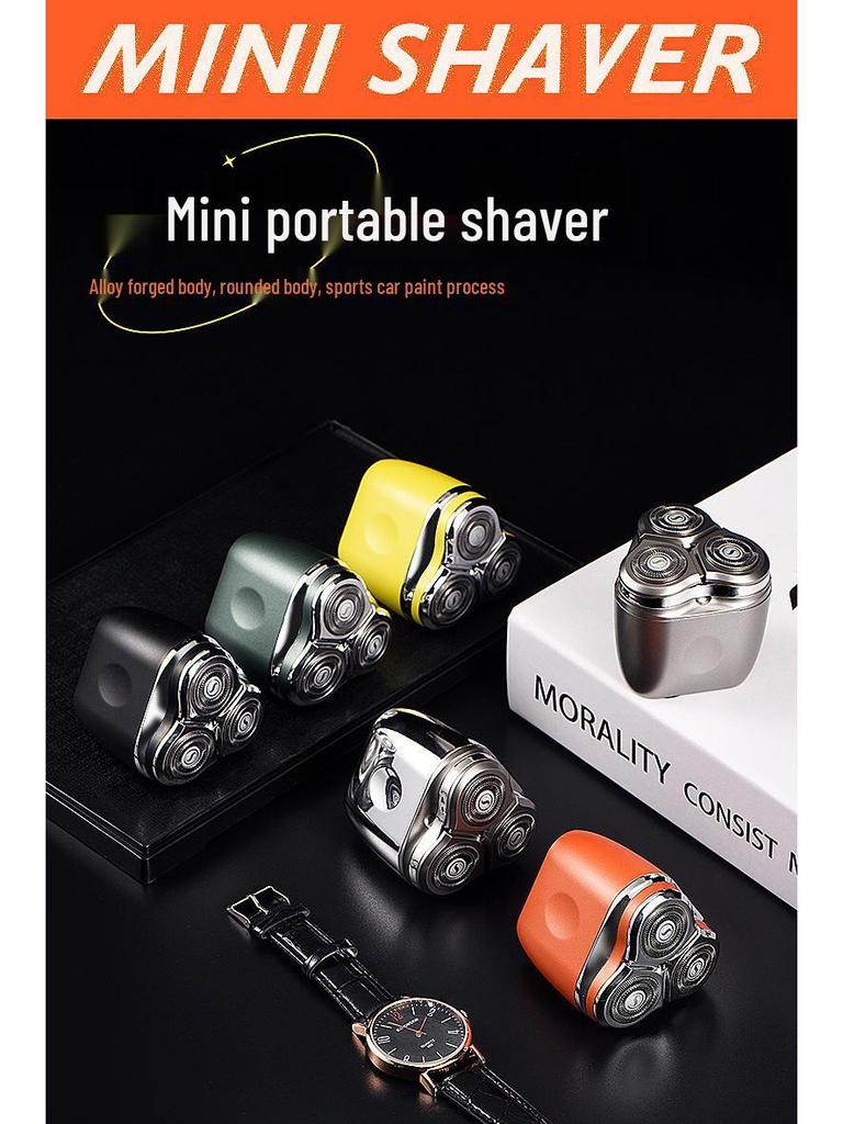 730 Mini USB Rotary Three-Blade Head for Electric Shaver