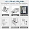1-2 Mile Range 3 Volume Levels Rechargeable Voice Intercom Doorbell Wireless Doorbells Waterproof Electronic Intercom System