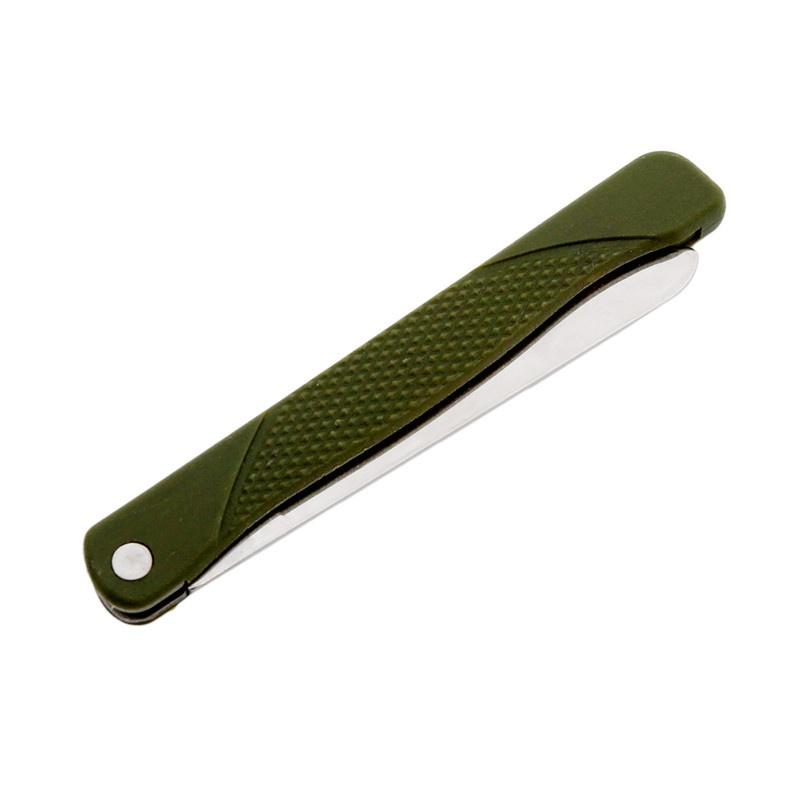 Para caminhadas exército verde acampamento ao ar livre portátil combinação talheres conjunto de talheres de aço inoxidável