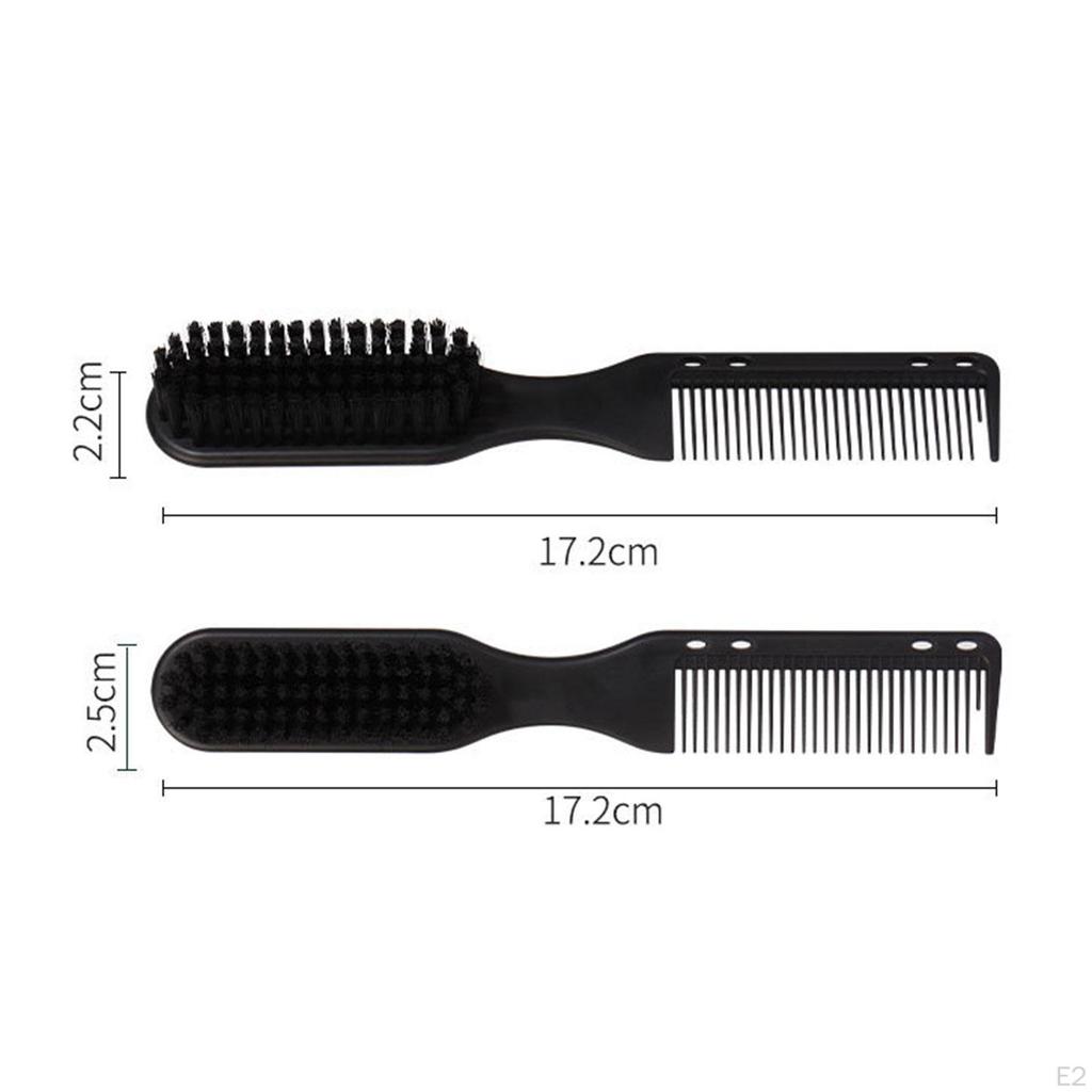 Ends Hair Brush Comb, Oil Head Comb Brush, 2 in 1 Styling Tools, Barber Accesories, Hairdressing