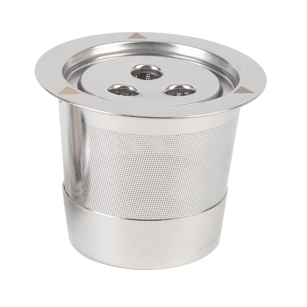 Stainless Steel Coffee Capsule Fit for CFP201 CFP301 Dual Brew Pro 3 Hole Refillable Coffee Pod with Hammer Brush Spoon