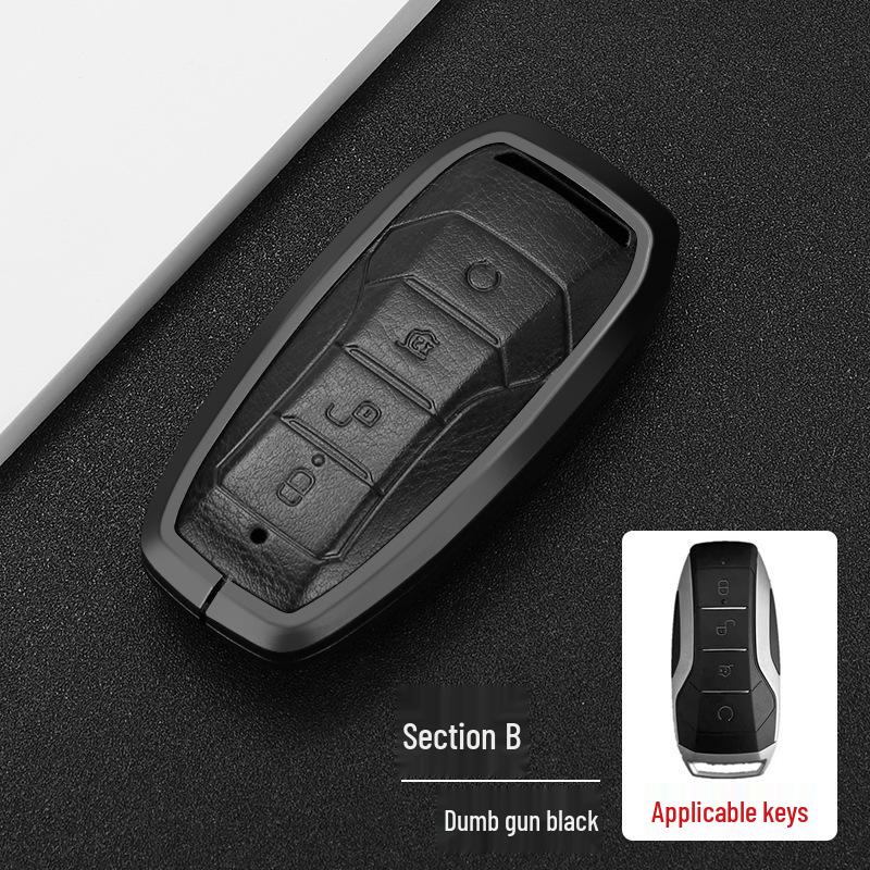 Full Coverage Key Case for BYD Models: Song, QinPLUS/dmi, Dolphin, e2, Tang, Han EV, e3, and Destroyer 05.