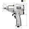 VESSEL (VESSEL) Air Impact Wrench Double Hammer GT-P80W