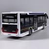 1/42 New Energy Bus Alloy Metal Diecast Model Car Sound & Light Pull Back Ideal Boy’s Children Toy Birthday Gifts with Children