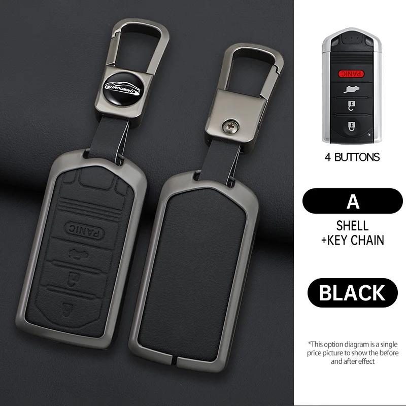 Styling Mouldings Zinc Alloy Car Remote Key Case Cover Fob Holder Shell For Acura ILX MDX ZDX RDX TLX RL TL 2009 2010 2011 2012