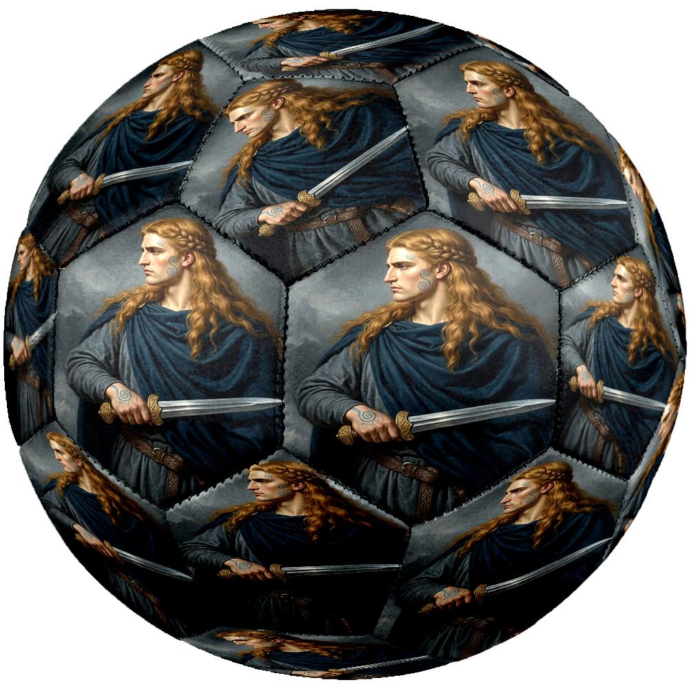 Heroes of Gaul Theme Size 5 Soccer Ball, Suitable for Both Indoor and Outdoor Matches, a Gift Suitable for Everyone.