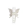 Luxurious Sparkling Diamond Butterfly Hair Clip – Stylish Alloy Claw for Hair Bun