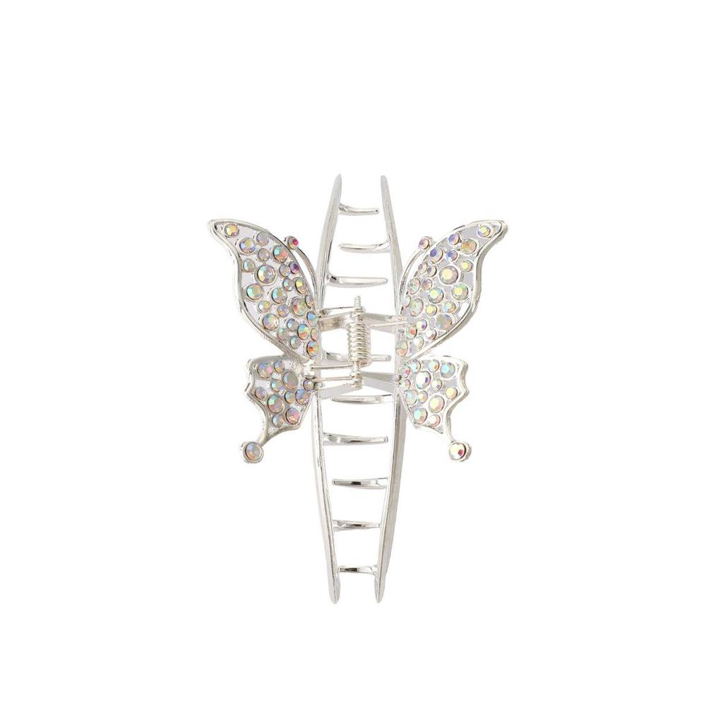 Luxurious Sparkling Diamond Butterfly Hair Clip – Stylish Alloy Claw for Hair Bun