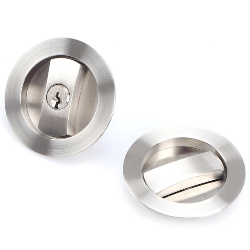 Door Hardware Sliding Pocket Door Lock for Bed/Bath/Barn Pocket Door Latches