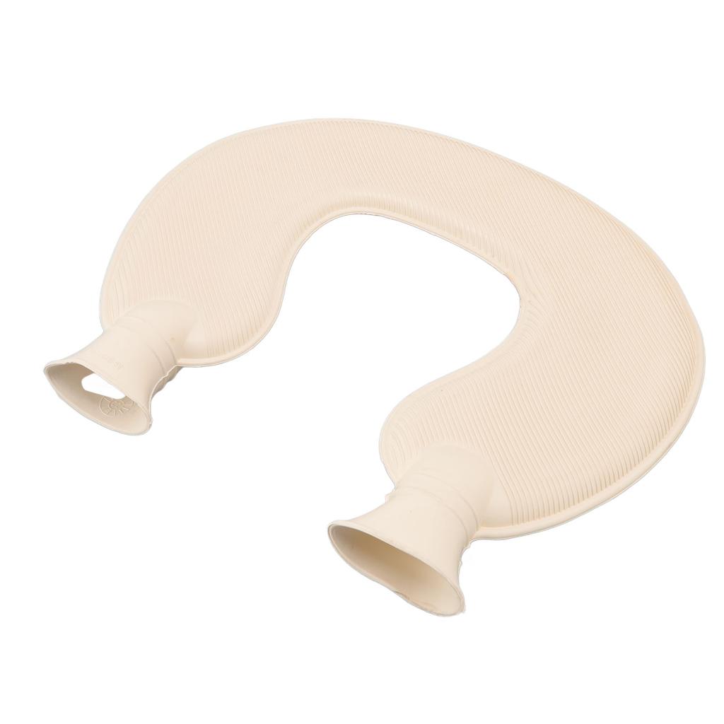 1L Hot Water Bottle U Shaped Hot Water Bag for Winter Neck Shoulder Warm with Soft Cover