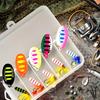 1/5pcs Spinner Spoon Metal Bait Fishing Lure Composite Sequin Long-Range Fishing Bait Multipurpose Artificial Fishing Bait