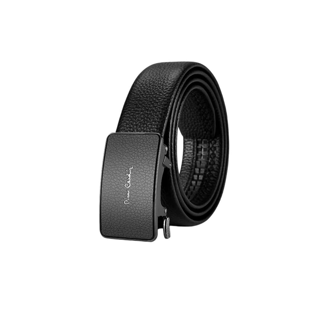

Pierre Cardin Men s Automatic Buckle Belt, Top-Grain Leather, Inner-Wear Style, 125cm чорний