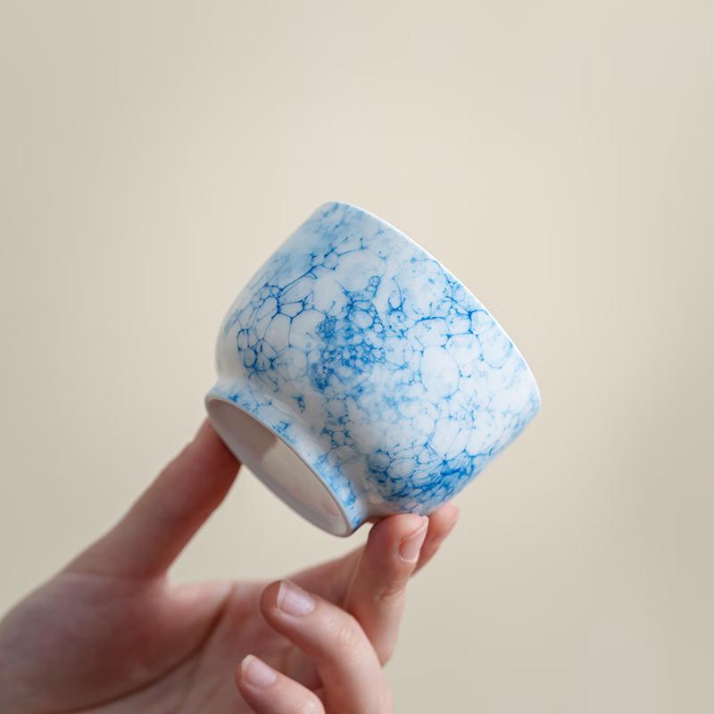 Four Seasons Kiln Glazed Ceramic Tea Cup