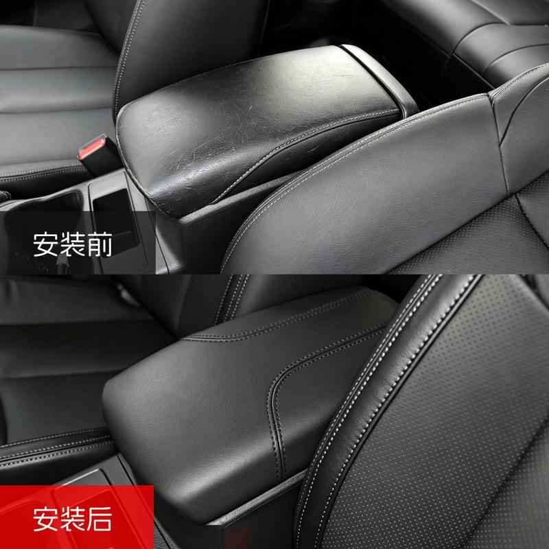 Geeignet für 14-20 Nissan Qashqai J11 Mittelarmlehnenbox Lederbezug Mittelkonsolen-Armlehnenbox Schutzabdeckung