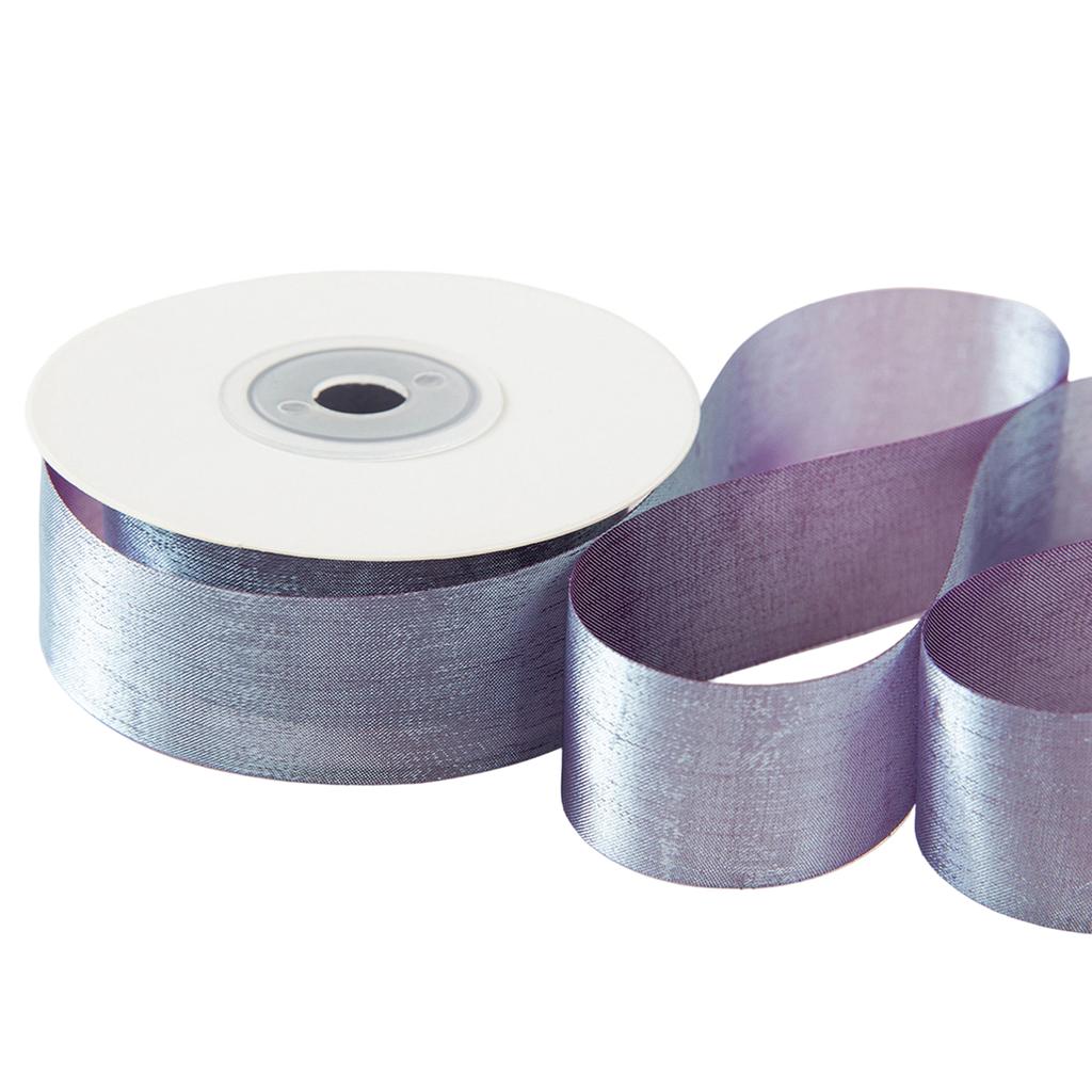 Sheer Organza Ribbon 25mmX20Yard Polyester Wrapping Ribbon for Art Craft Bouquets Packaging Bowknot and Hair Pin Making