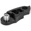 Mountain Bike Rear Derailleur Hanger Bicycle Aluminum Alloy Tail Hook Extender AccessoryBlack