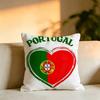 Portugal The Quinas Flag Square DoubleSided printed Pillow Case Bedroom Bedside Pillow Sofa Cushion Cover
