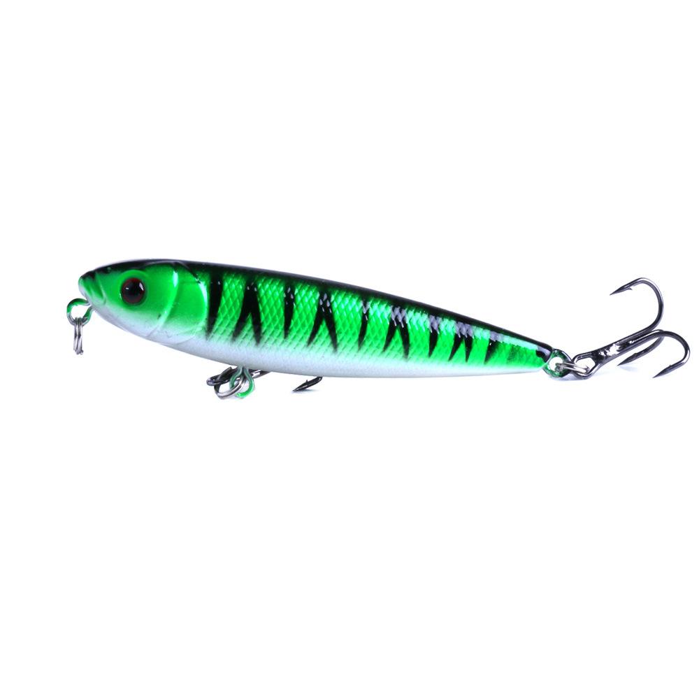 

Lip Curling Military Fish Lure8CM-9.1GFake Bait Small Dog Pencil Micro Surface Type Dog Sinking Floating Lure Bait for Topmouth 8CM-9.1G