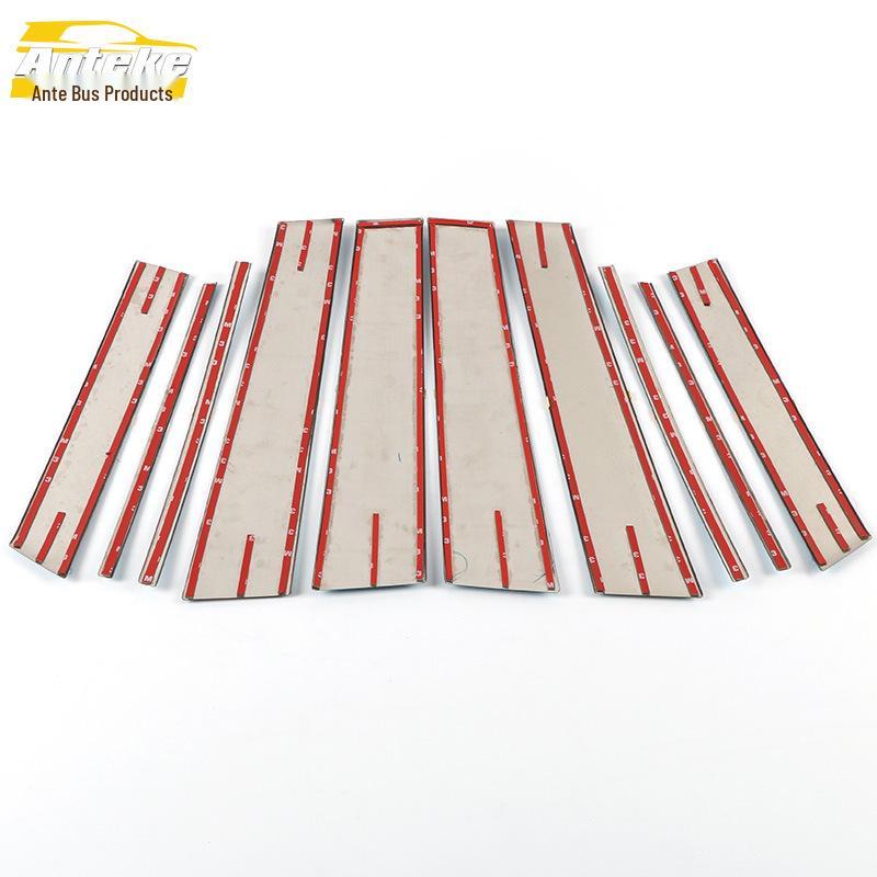 Zhonghua V5 Stainless Steel Window Trim - Scratch-Resistant Glass & Body Modification Accessory