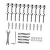 10 Pieces Trellis Crosshead Hubs Climbing Plants Kit Stainless Supports Expansion Anchors
