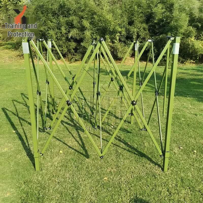 Outdoor Retractable Camouflage Awning Tent