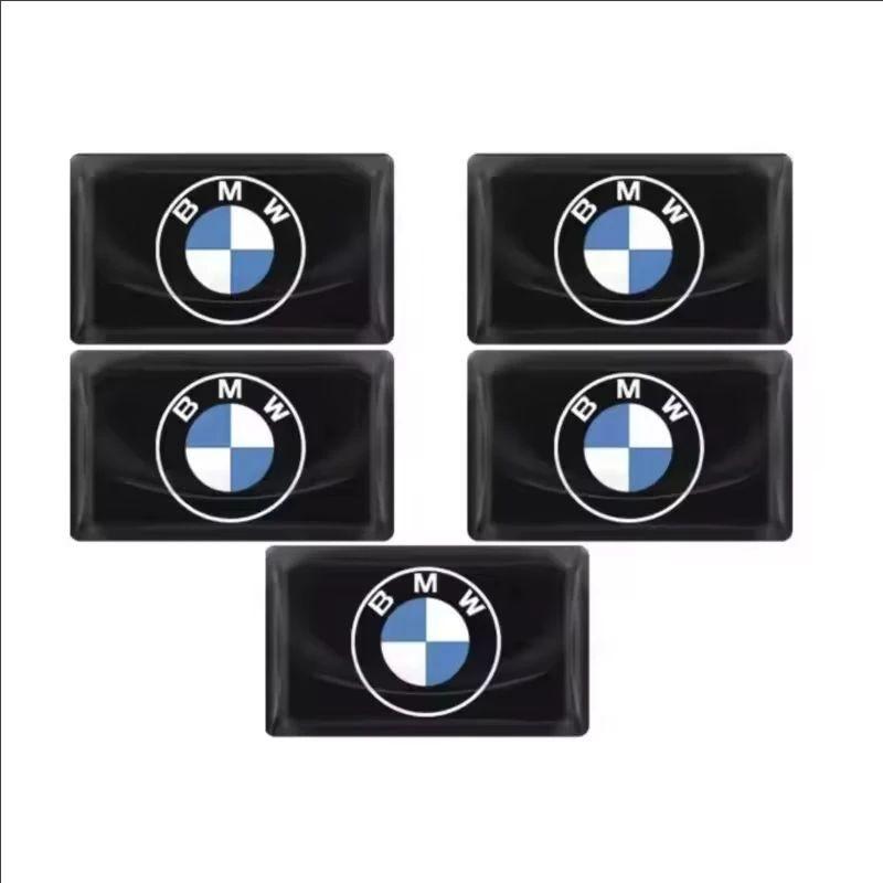 For BMW  E84 25/10pcs M Logo Car Steering Wheel Hub Caps Center Emblem Badge Sticker For BMW M E34E36 E60 E90 E46 E39 E70 F10 Motorcycle Decal