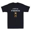 Feeling French Funny Guillotine Graphic Humor Saying Jokes Vintage Men's T-Shirt
