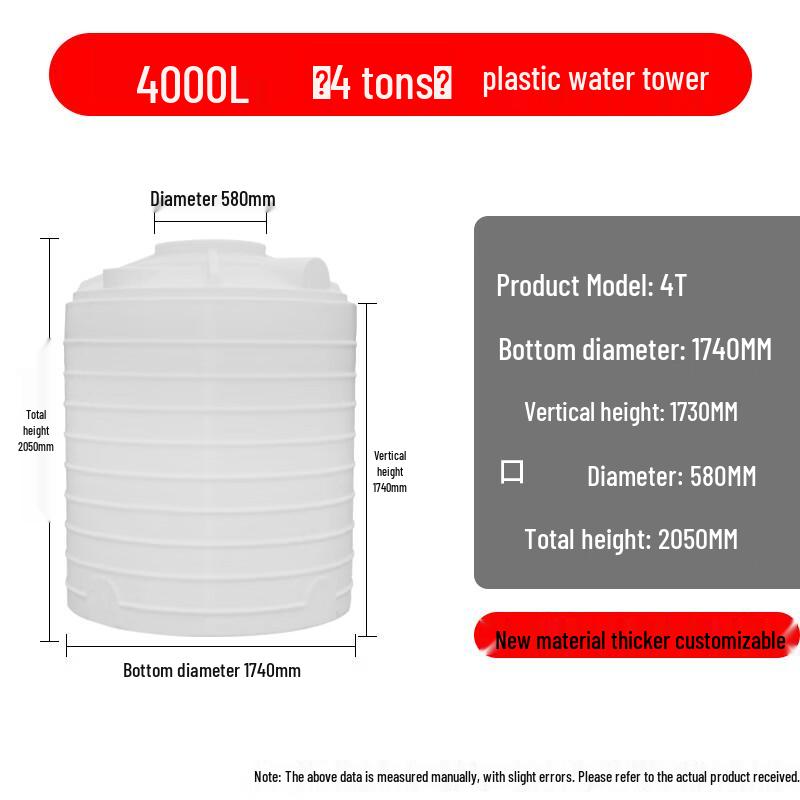 Heavy-Duty Plastic Water Storage Tank