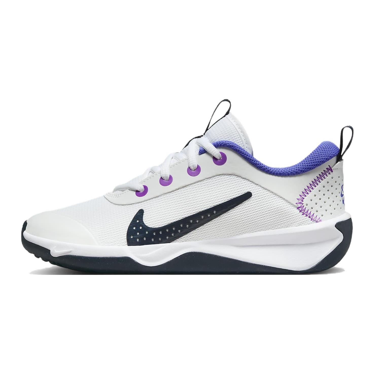 Nike Omni Multi-Court GS White Dark Obsidian DM9027-104 36
