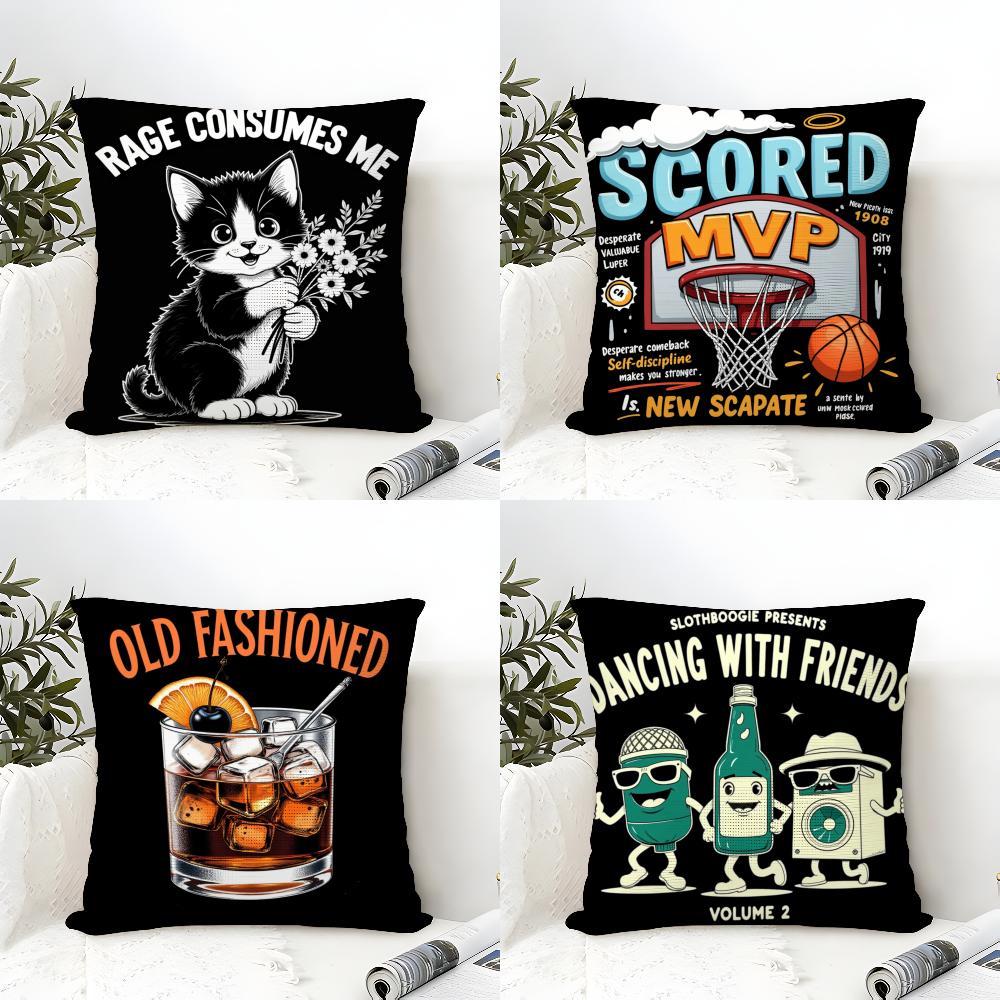 Retro Print vintage Pillow Case Home Living Room Decoration Linen Pillow Cases Cushion Cover