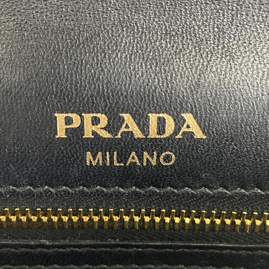 PRADA 1BD147 Shoulder Bag black Women used