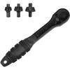 3-in-1 Ratchet Drill Chuck Key With Magnetic Tips Anti-Slip Handle For Quick Bit Changes Home Hand Tools