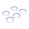 5pcs A/C Air Vent Covers Trims Rings Replacement for Mercedes Benz CLA GLA Class 2013 -2018Blue