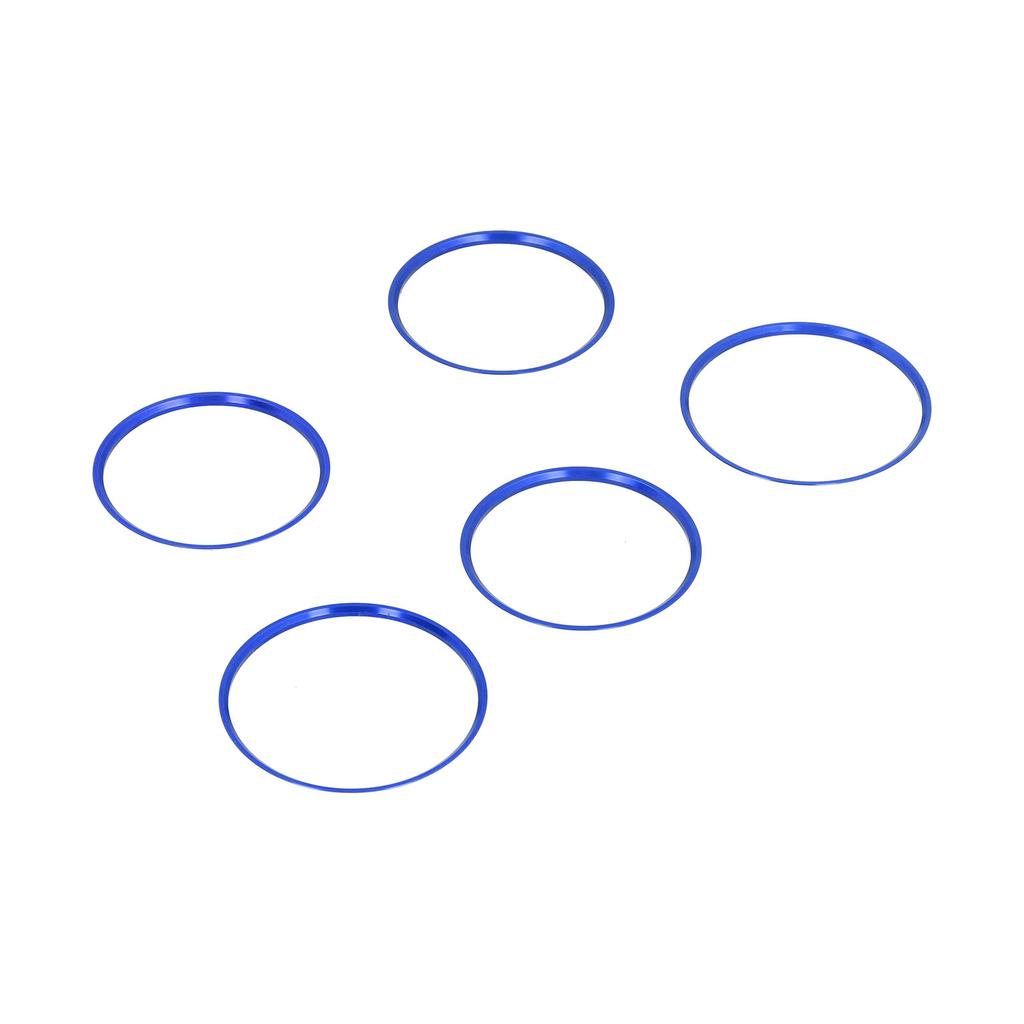 5pcs A/C Air Vent Covers Trims Rings Replacement for Mercedes Benz CLA GLA Class 2013 -2018Blue