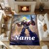 Transformers Fans Customize Your Name Rug, Office Chair Cushion, Home Bedroom Living Room Gift.