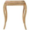 Table de salle à manger - MAISON EXCLUSIVE - 118x60x76 cm - Bois de manguier massif - Vintage - Pieds courbés